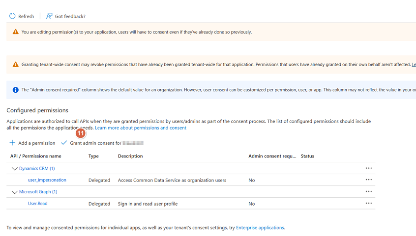 App Registration Grant Admin Consent